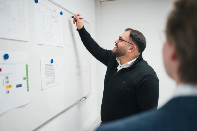 Die Konzeptionierung am Whiteboard